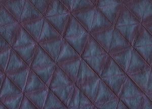 Floral Hex Grid Dyed: Navy Purple on Natural Daphne Paper