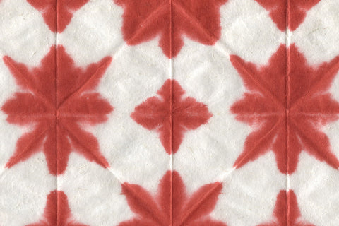 Star Dyed: Red on White Daphne | Rickshaw Recycle
