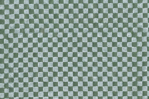 Checker Grid White on Forest Green Handmade Paper | Rickshaw Recycle
