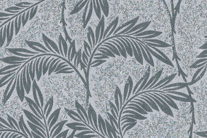 Gray & Silver Glitter on Gray Leaves & Foliage Printed Handmade Paper Online