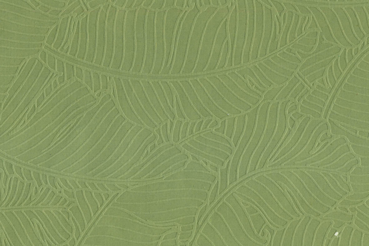 Leaf Texured: Cactus Green Handmade Paper | Rickshaw Recycle