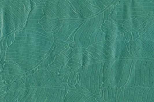 Banana Leaf Emboss Bottle Green Texture Handmade Paper Online