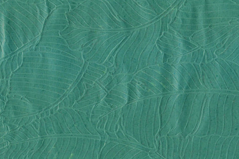 Leaf Texured: Bottle Green Handmade Paper | Rickshaw Recycle