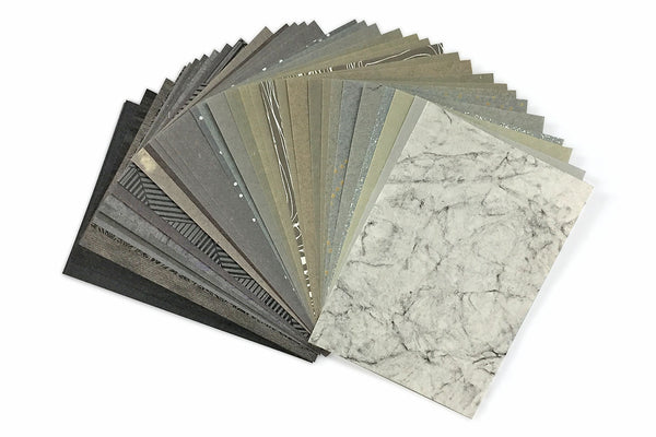 A6 unicolour pack: Assorted handmade paper | Rickshaw Recycle