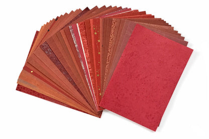 A6 unicolour pack: Assorted handmade paper | Rickshaw Recycle