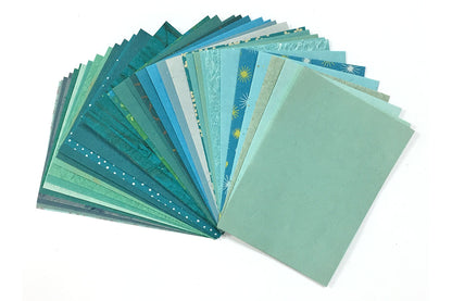 A6 unicolour pack: Assorted handmade paper | Rickshaw Recycle