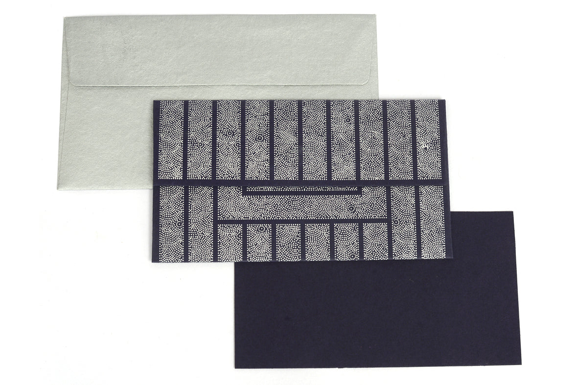 Art Deco (Dots) Gift Envelope with Card, Set of 6, 7x4 each