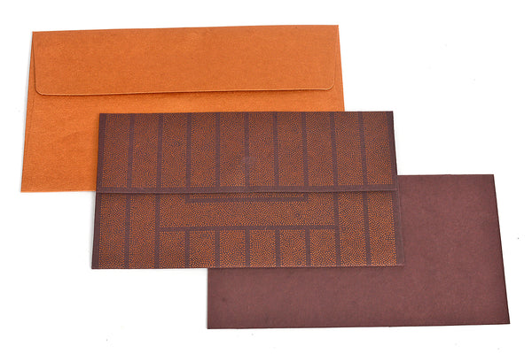Art Deco (Dots) Gift Envelope with Card, Set of 6, 7x4 each